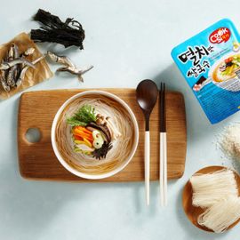 [Hans Korea] Cooksy Rice Noodle Anchovy Frozen Seafood Kimchi 30ea / Rice 98% Seaweed Soup Rice Noodles 24e_Rice Noodles, Dry Noodles _made in korea